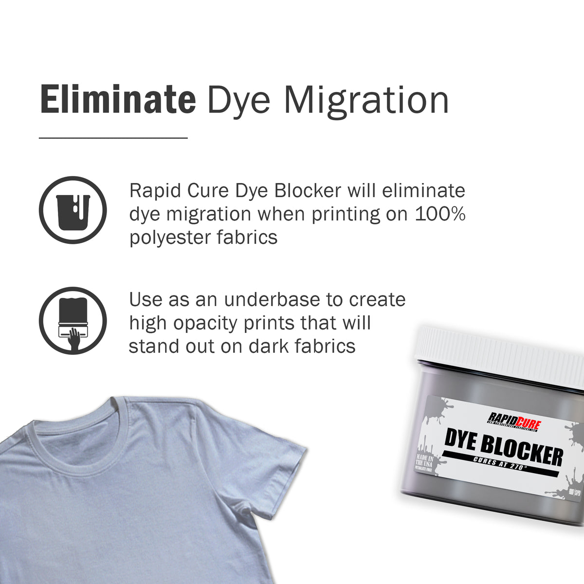 Rapid Cure Screen Printing Dye Blocker - ScreenPrintDirect