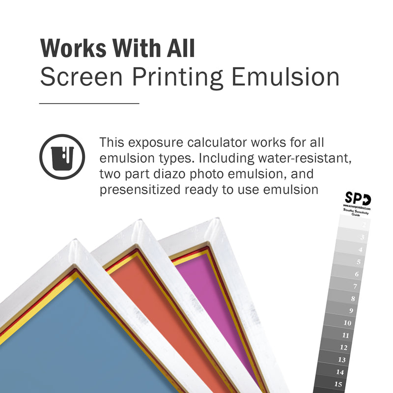 Screen Printing Exposure Calculator | Screen Print Direct