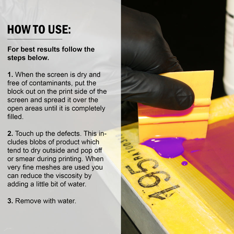 Ecotex® WR Liquid Tape - Water Resistant Block Out - ScreenPrintDirect