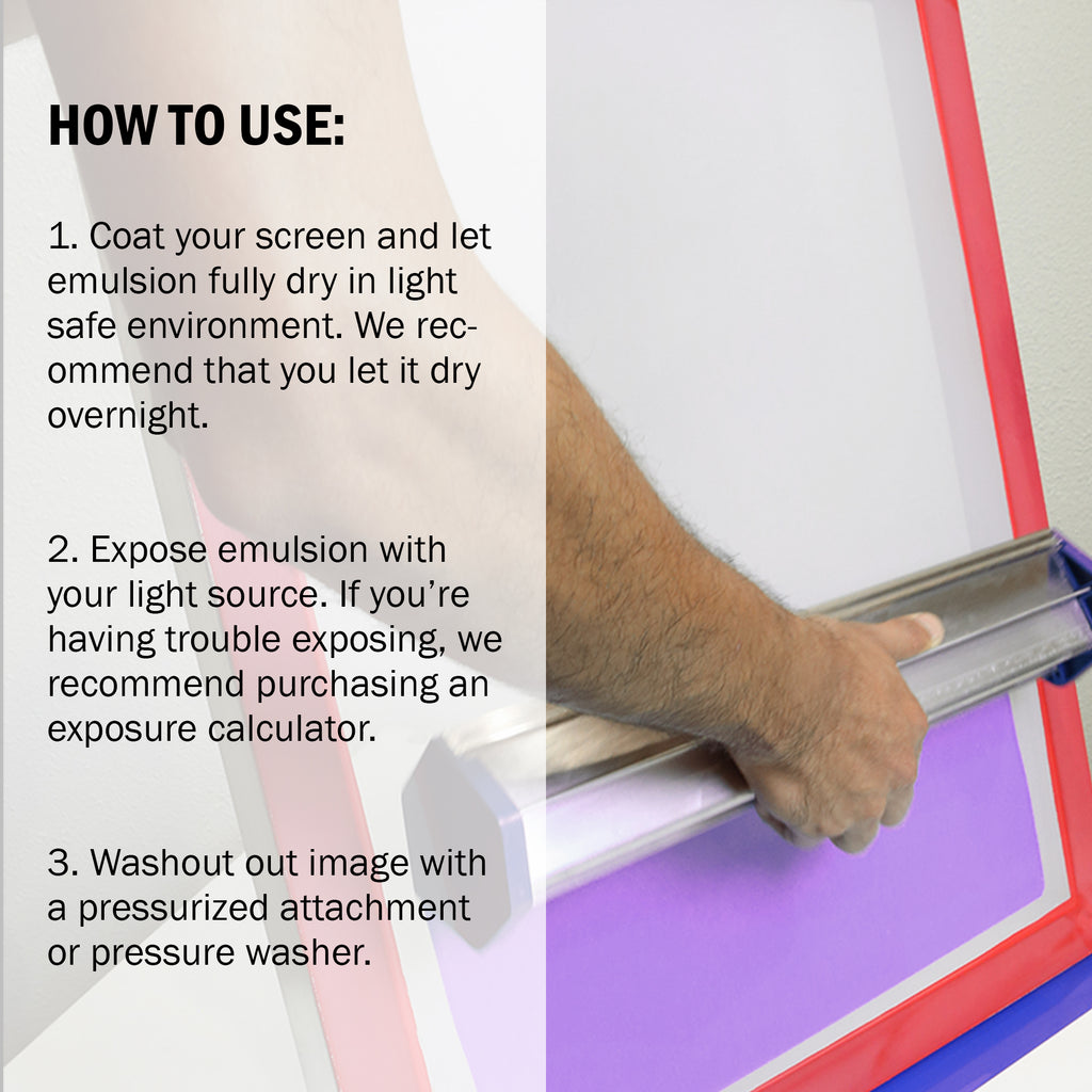A Screen Printer's Guide to Emulsion and Exposure Process