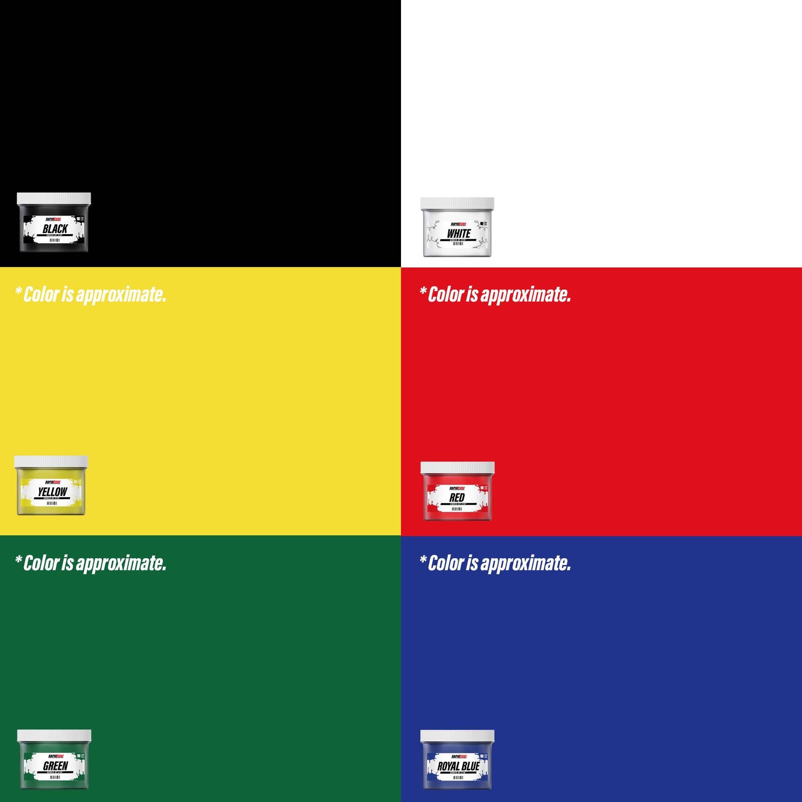 Rapid Cure Basic Screen Printing Plastisol Ink Kit Screen Print Direct