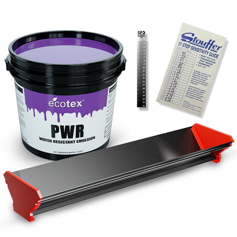 Ecotex® Screen Printing Emulsion Starter Kit for Water Based T-Shirt and Poster Making - ScreenPrintDirect