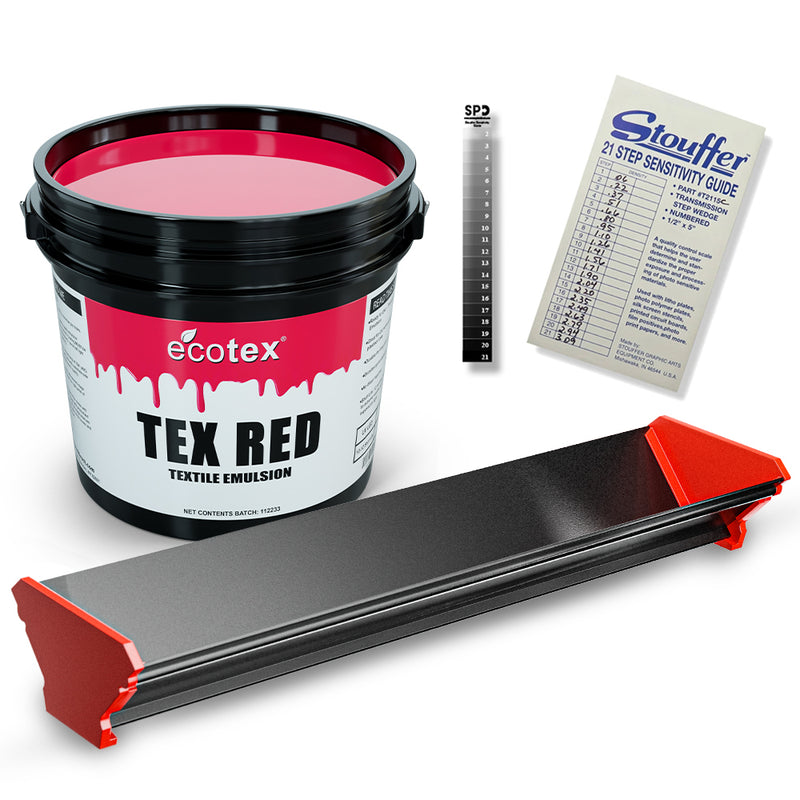 Ecotex® Screen Printing Photo Emulsion Starter Kit for Plastisol T-Shirt Printing - ScreenPrintDirect