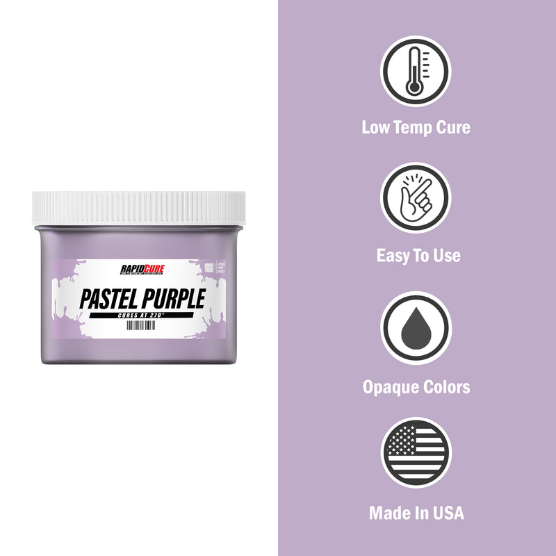 Rapid Cure Pastel Purple Screen Printing Plastisol Ink - ScreenPrintDirect