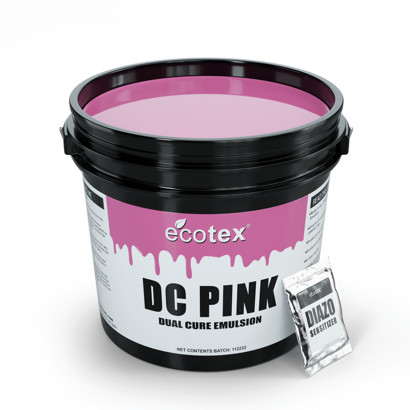 Diazo Photo Emulsion, Screen Print Direct Emulsion Ecotex® Dual Cure Pink Emulsion