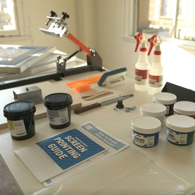 Ecotex® Screen Printing Emulsion Starter Kit for Water Based T-Shirt and  Poster Making