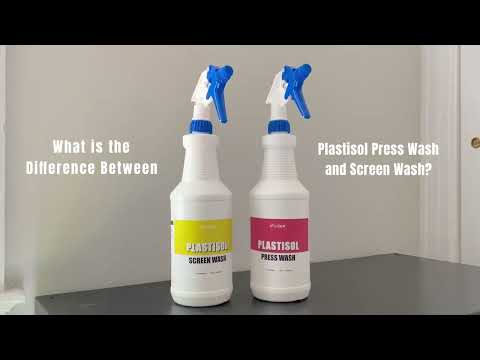 Ecotex® Plastisol Press Wash (Gallon - 128oz.) - Screen Printing Machine  Cleaner and Degreaser - Apply to Screen Printing Screen to Remove and  Change Screen Printing Ink - Screen Printing Supplies 