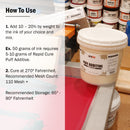 Rapid Cure Screen Printing Puff Additive - ScreenPrintDirect