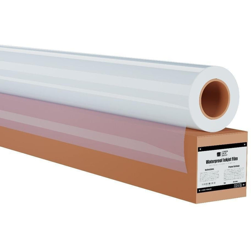 13" x 100' Waterproof Inkjet Film Roll - Screen Print Direct