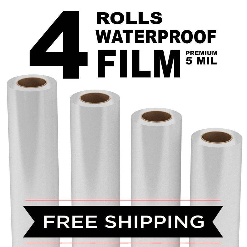 13" x 100' Waterproof Inkjet Film Roll - Screen Print Direct