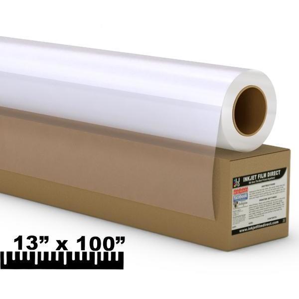 13" x 100' Waterproof Inkjet Film Roll (OPEN BOX) - Screen Print Direct