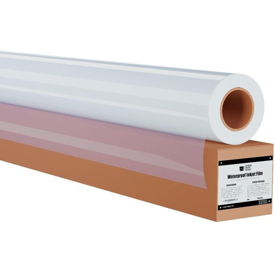 24" x 100' Waterproof Inkjet Film Roll - Screen Print Direct