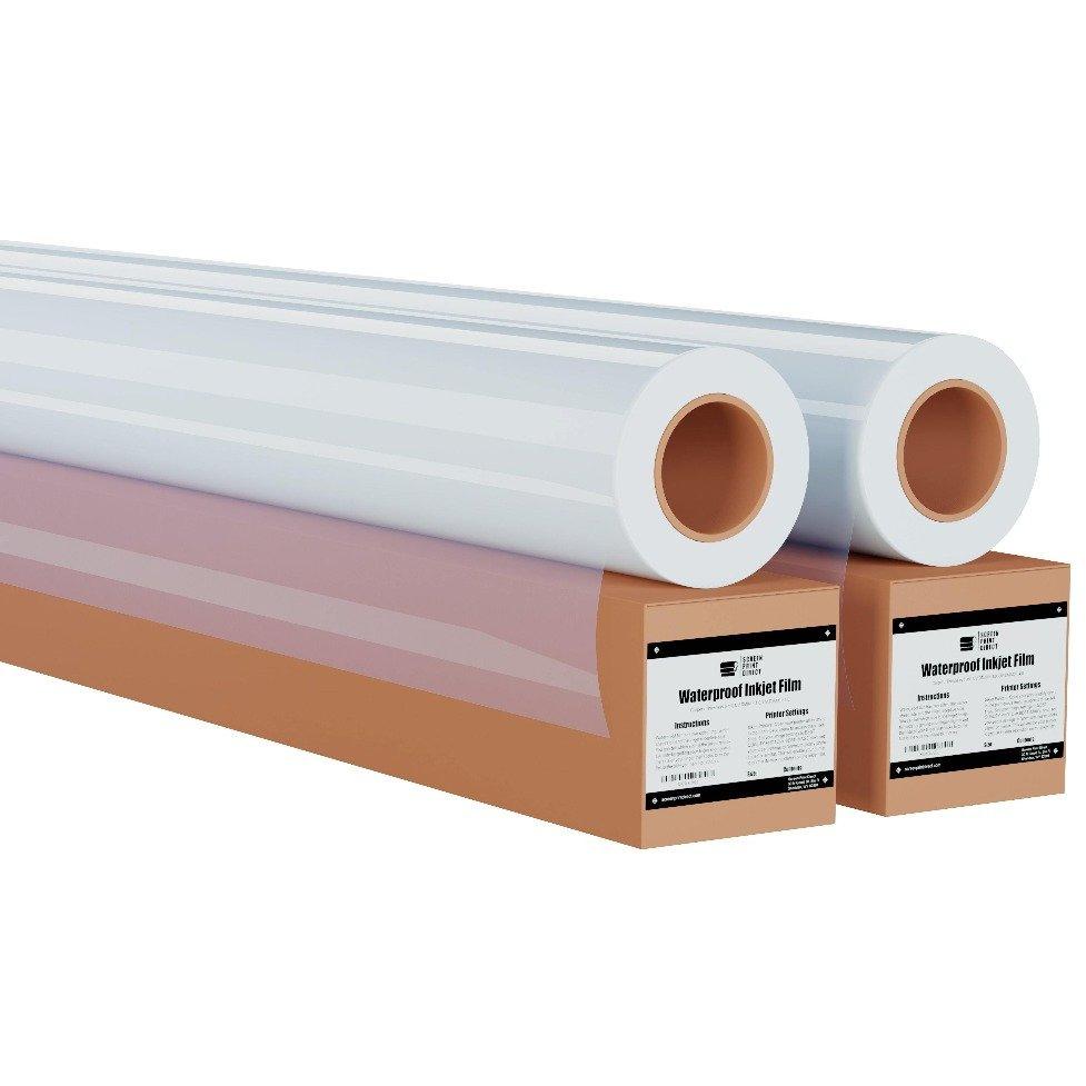 63" x 100' Waterproof Inkjet Film Roll - Screen Print Direct