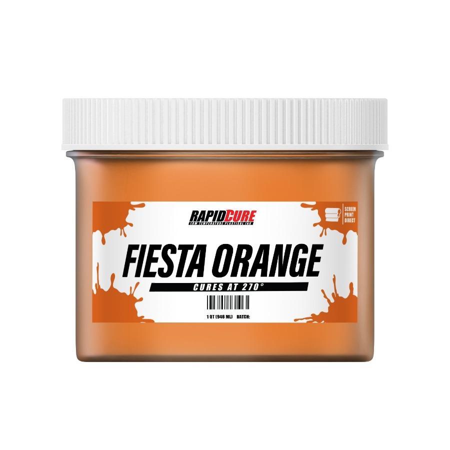 Rapid Cure Fiesta Orange Screen Printing Plastisol Ink - Screen Print Direct
