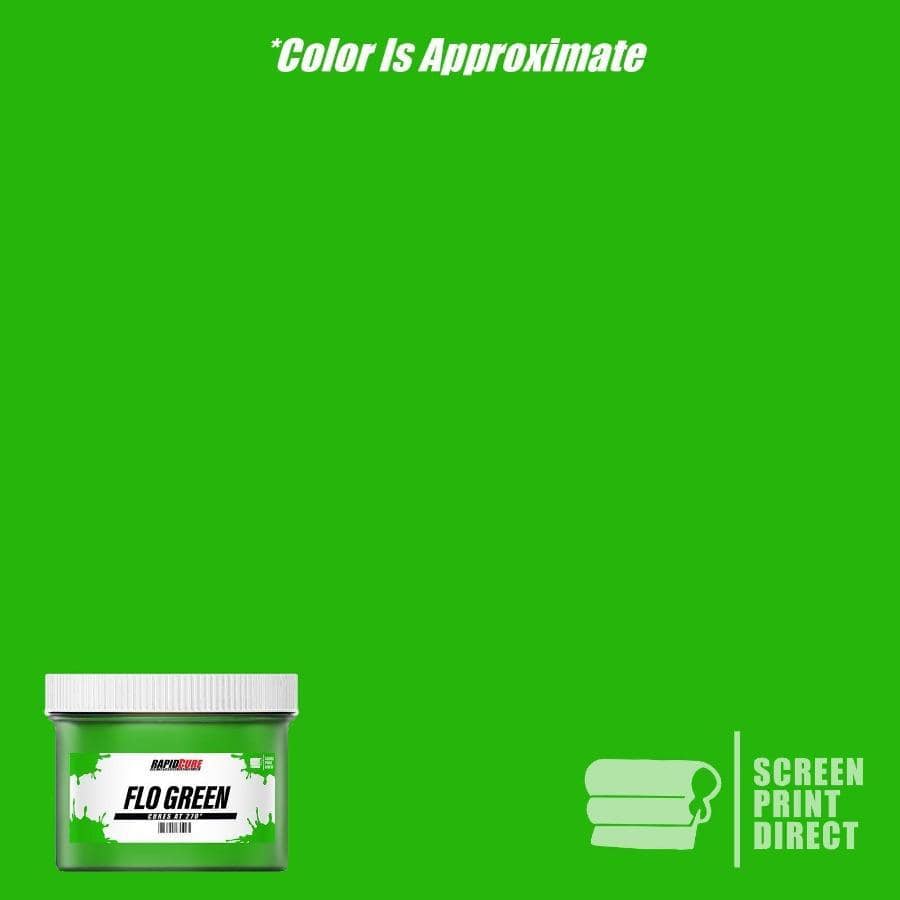 Rapid Cure Fluorescent Green Screen Printing Plastisol Ink - Screen Print Direct