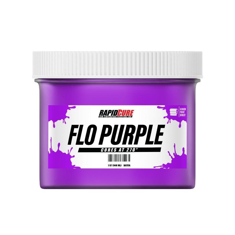 Rapid Cure Fluorescent Purple Screen Printing Plastisol Ink - Screen Print Direct
