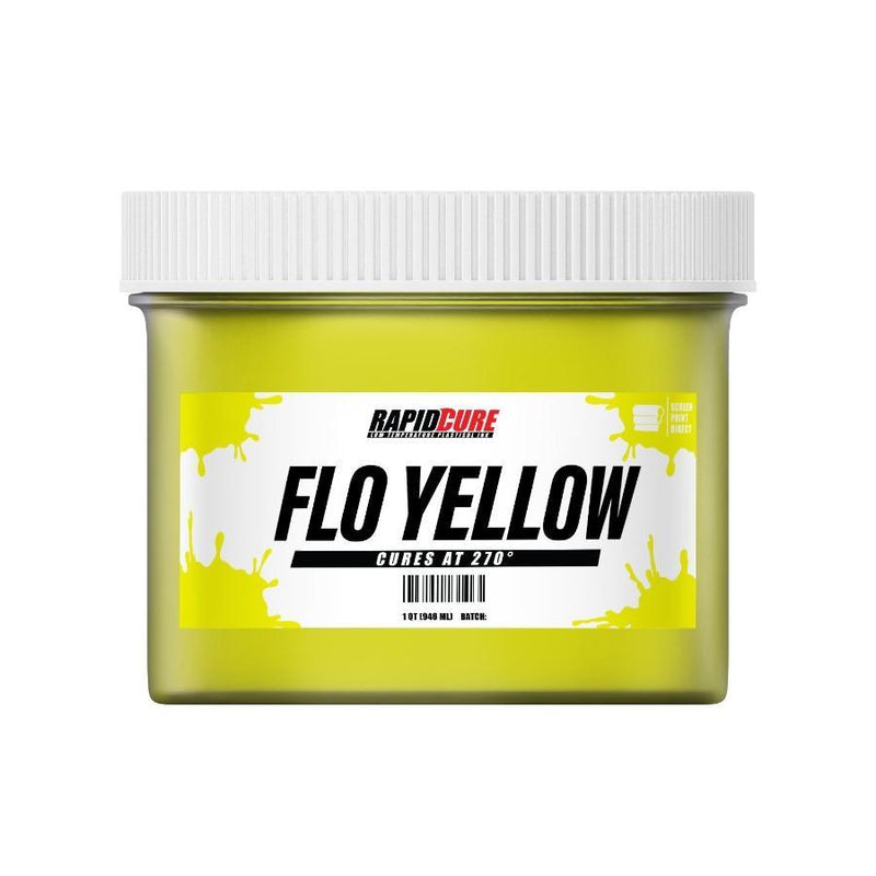 Rapid Cure Fluorescent Yellow Screen Printing Plastisol Ink - Screen Print Direct