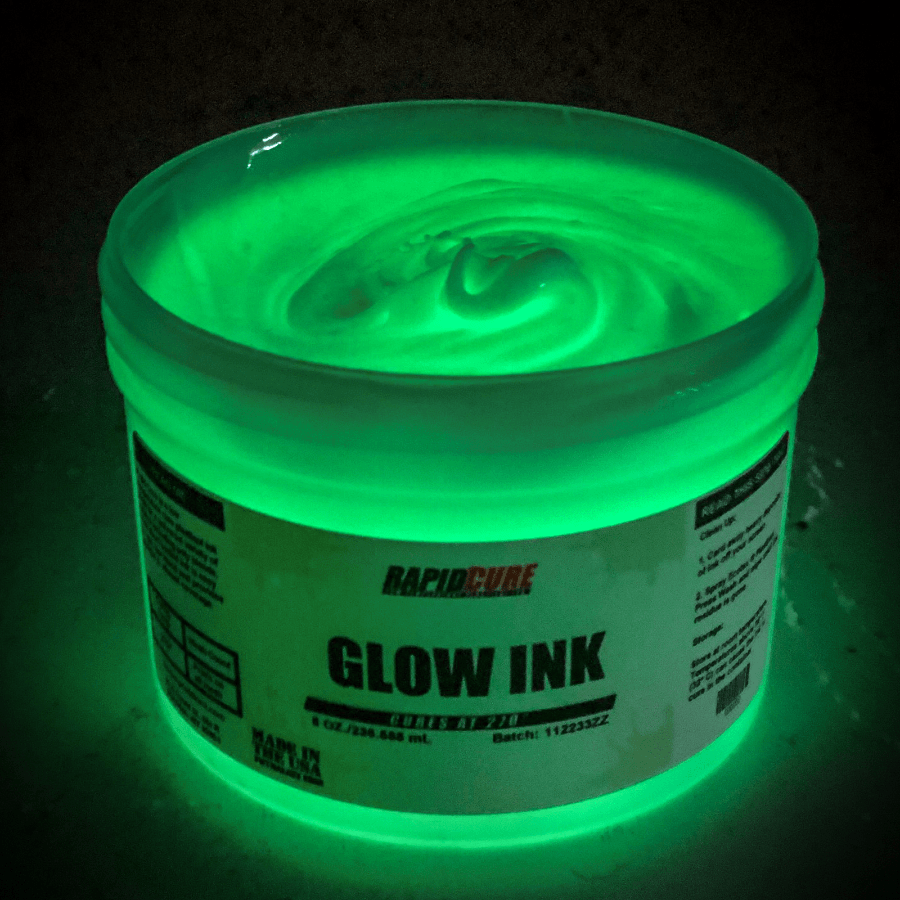 Rapid Cure Glow In The Dark Screen Printing Plastisol Ink | Screen ...