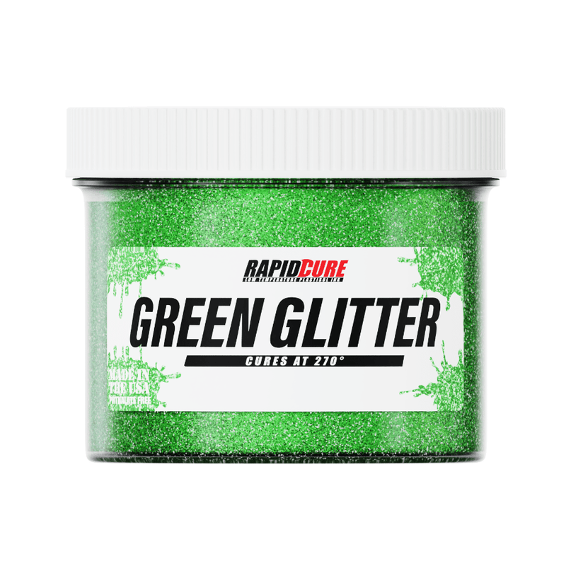 Rapid Cure Green Glitter