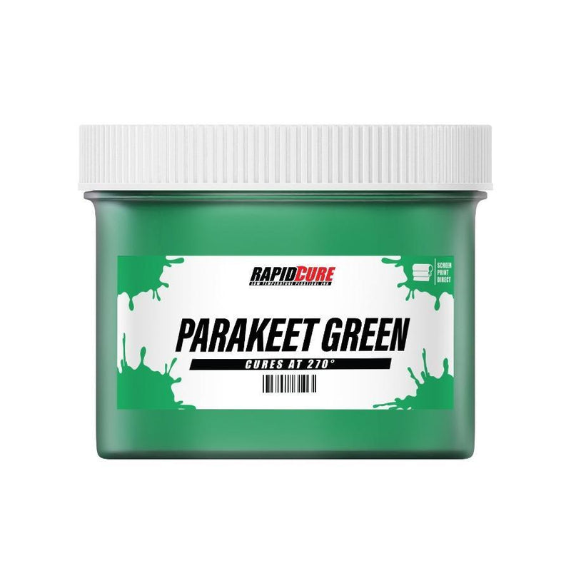 Rapid Cure Parakeet Green Screen Printing Plastisol Ink - Screen Print Direct