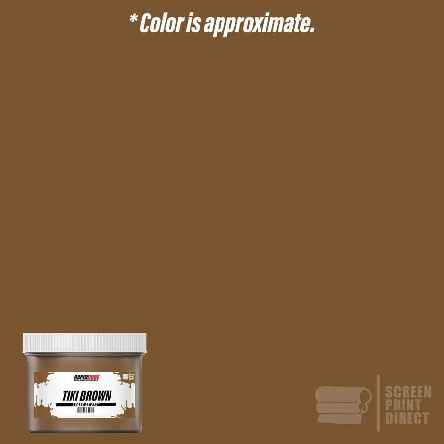 Rapid Cure Tiki Brown Screen Printing Plastisol Ink - Screen Print Direct