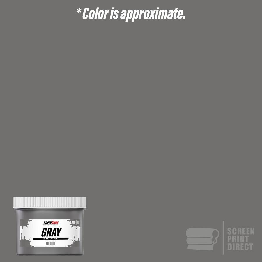 Rapid Cure Gray Screen Printing Plastisol Ink | Screen Print Direct