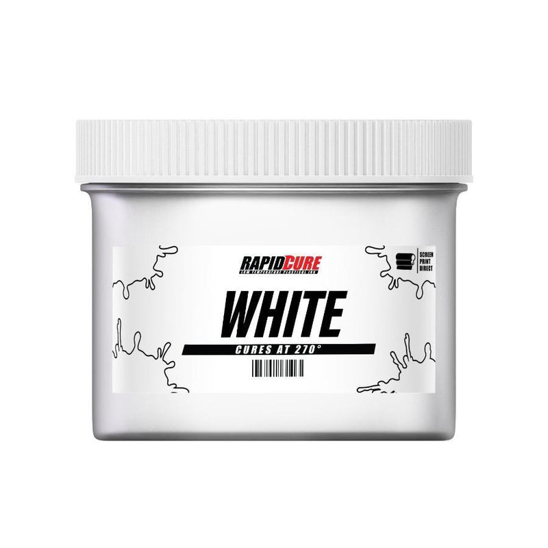 Rapid Cure White Screen Printing Plastisol Ink - Screen Print Direct