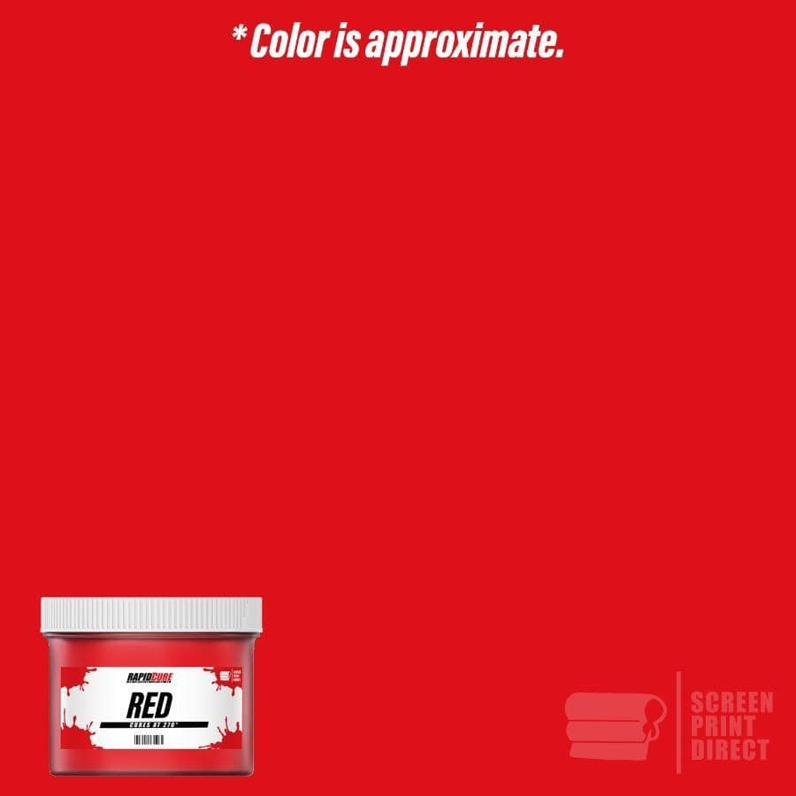 Rapid Cure Red Screen Printing Plastisol Ink | Screen Print Direct