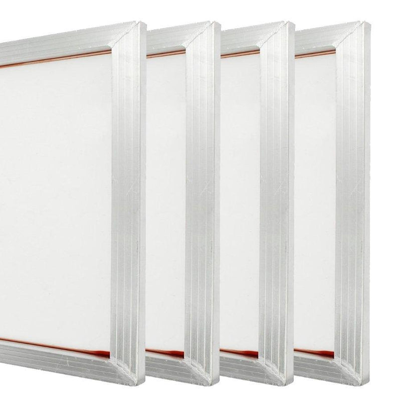 10 Pack Aluminum Screen Printing Screens 10 x 14 inch (Inner Size: 8 x 12 inch) Frame-110 White Mesh