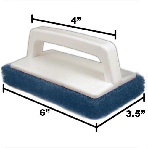 Flat Scrub Brush for Cleaning Screen Printing Frames and Mesh