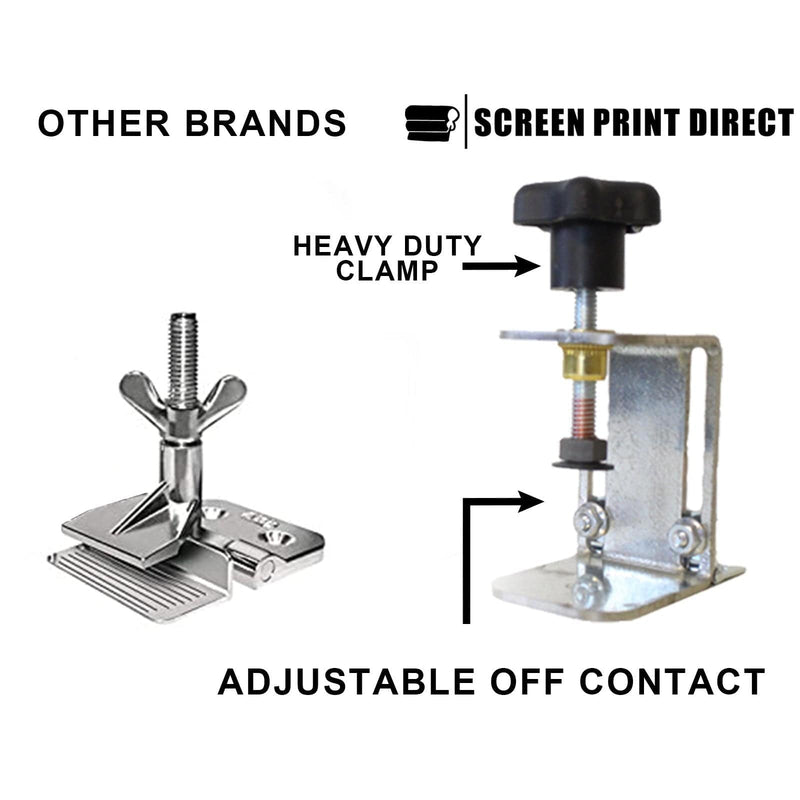 Screen Printing Hinge Clamps - Screen Print Direct