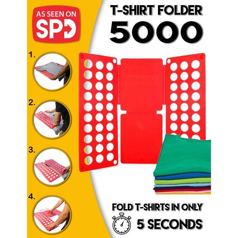 This T-shirt folding board is taking over the internet