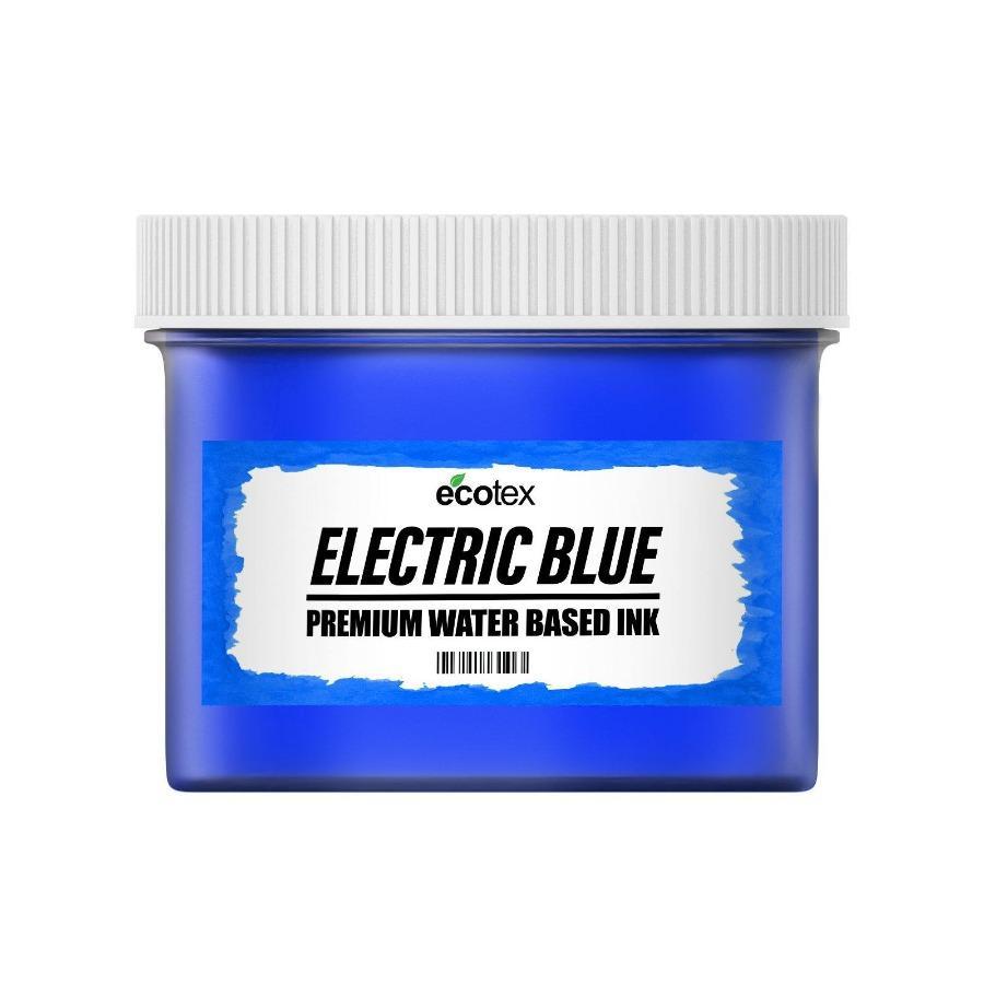 Ecotex® Water Based Fluorescent Screen Printing Ink Electric Blue - Screen Print Direct