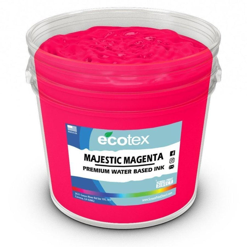 Ecotex® Water Based Fluorescent Ink Majestic Magenta - Screen Print Direct