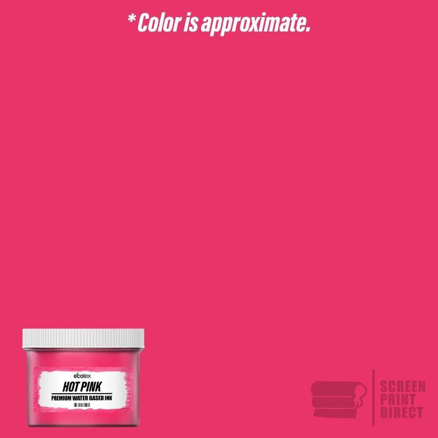 Ecotex® Water Based Fluorescent Screen Printing Ink Hot Pink– Screen ...