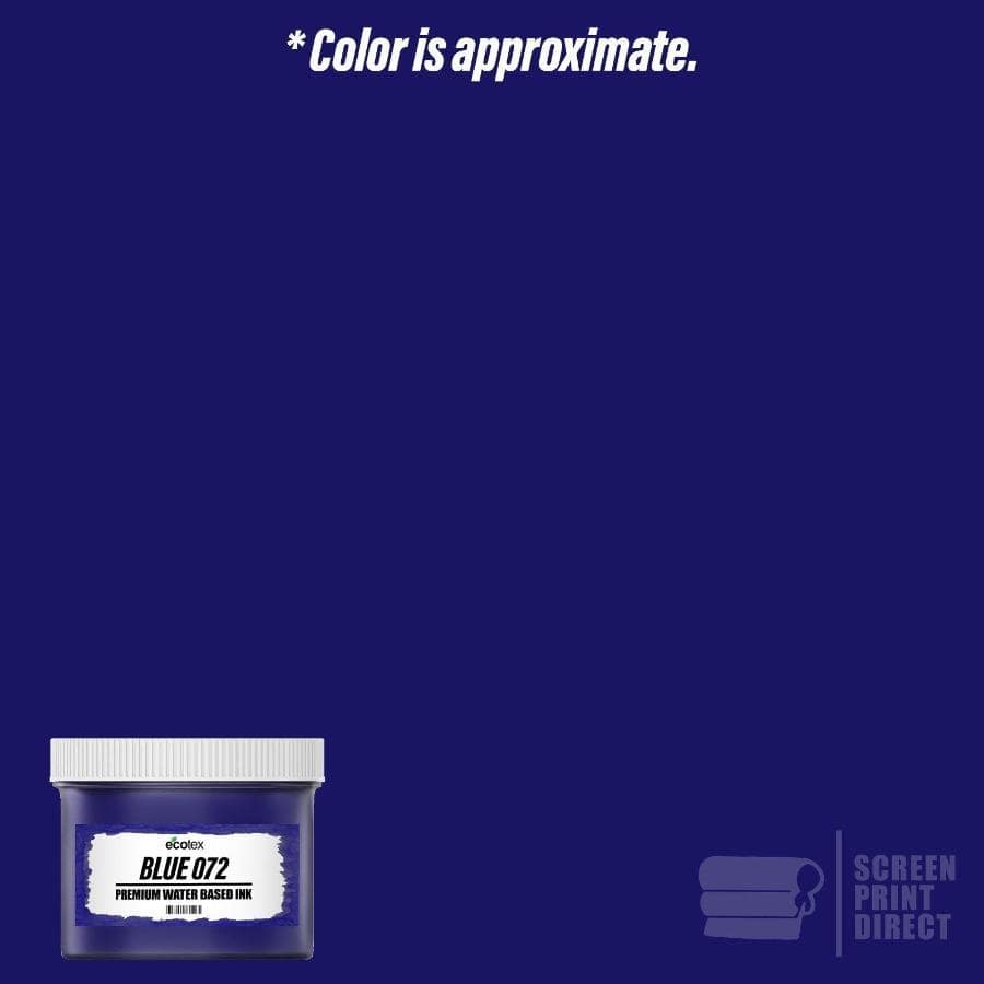 Ecotex® Water Based Screen Printing Ink Blue 072 - Screen Print Direct