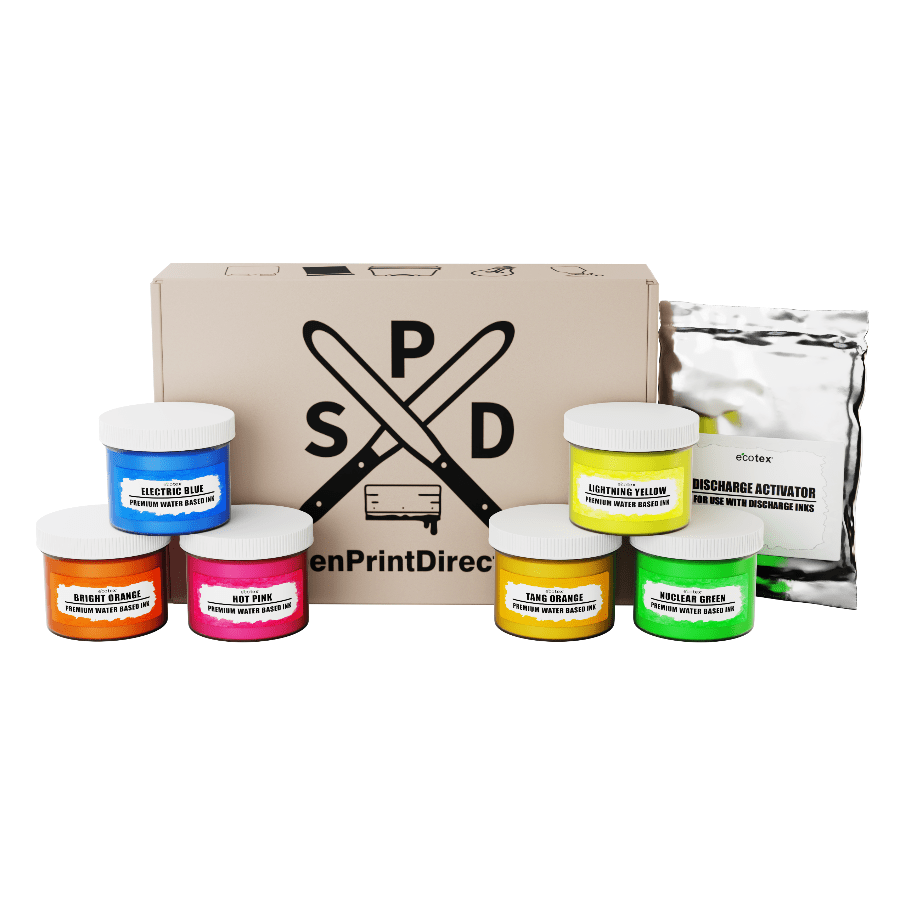 Ecotex® Fluorescent Water Based Discharge Ink Screen Printing Kit ...