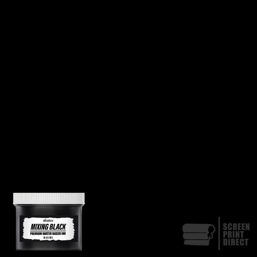 Ecotex® Water Based Screen Printing Ink Mixing Black - Screen Print Direct