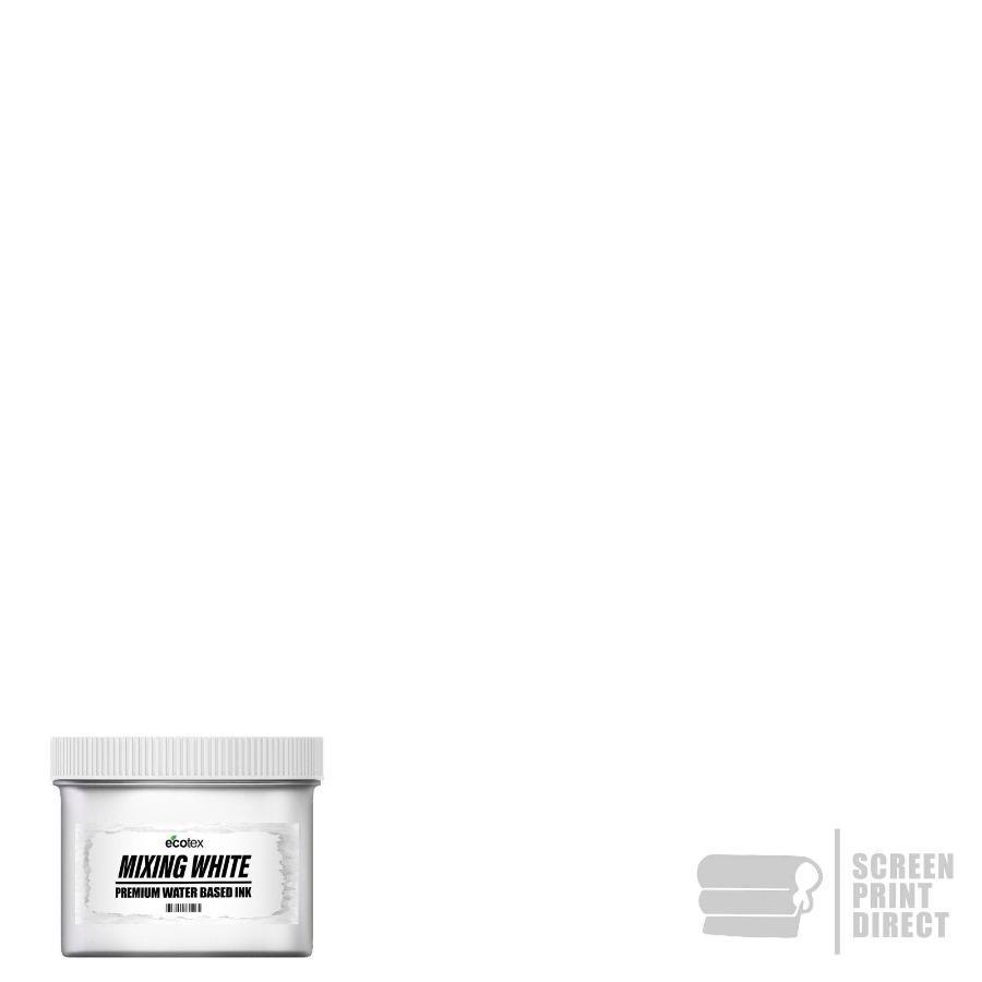 Ecotex® Water Based Screen Printing Ink Mixing White - Screen Print Direct