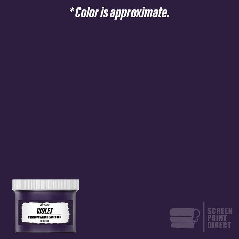 Printmaking Ink Violet Color Ecotex® Water Based Screen Printing Ink Violet | Screen Print Direct
